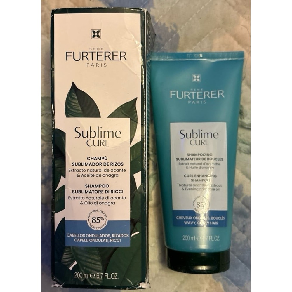 NEW Rene Furterer Sublime Curl Curl Enhancing Shampoo- Frizz Control, 6.7oz